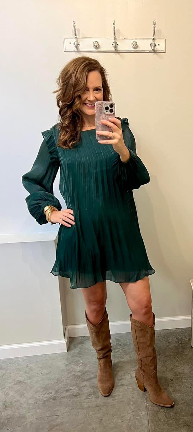Laura Hunter Green Dress