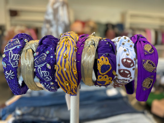 LSU game day head bands