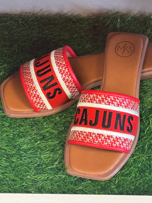 Cajuns Embroidered Sandal